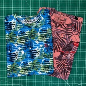 2 Pack Men’s Parrot + Tropical Tees 🦜 🌴